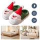 thumbnail image 1 of Casa mullidas navideñas Papá Noel para hombres y mujeres (42-43) Verde, 1 of 9