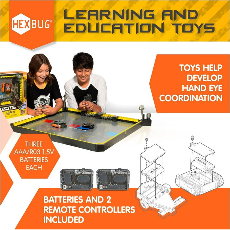 HEXBUG BattleBots Arena MAX Remote Control Robot Toys for Kids