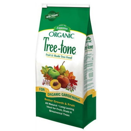 Espoma Tree Tone All Natural Fertilizer 6-3-2 - For Fruit & Ornamental Trees - 4 Lbs