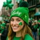 thumbnail image 1 of Gorro Abrigado Gorro de punto cálido bordado verde para el Día de San Patricio con diseño de trébol irlandés para hombres y mujeres (1 pieza) Rkxzt, 1 of 7