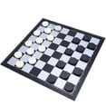 thumbnail image 4 of Set de juego de mesa QuadPro 3 en 1 Magnetic Chess Checkers Backgammon, 4 of 7