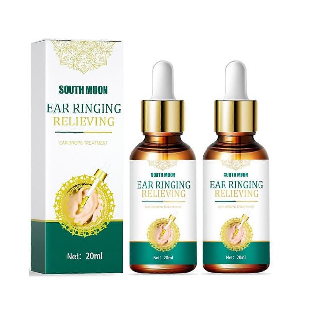 2PCS Tinnitus Relief Ear Drops Ear Drops Ear Itching Treatment Ear Care Topical Cochlear Liquid