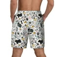 thumbnail image 4 of Goofa Puppy Printed Men's Swim Trunks Board Shorts Quick Dry Mens Swimming Trunks with Compression Liner,Breathable Fit Hawaii Beach Shorts-Large, 4 of 9