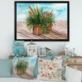 thumbnail image 3 of Designart 'Green Stems With Yellow Spikelets of Houseplant' Traditional Framed Art Print, 3 of 4