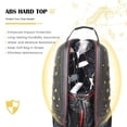 thumbnail image 2 of Bolsa de viaje de golf Mojest Airlines con ruedas, funda rígida 1680D, 2 of 7