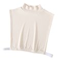 thumbnail image 4 of Collar Layering Top Solid Color Half High Neck Shirt For Women Casual Style Choker Top N Bib Shirt Women Colla Shirts Women Cute Womens Half Shirt Colla Detachable Tuxedo Sweater Women Half Neck Shirt, 4 of 4