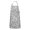 Light Dark Floral, variant on Light Grey Leaf Like Pattern Apron-Garden Aprons for Women with Pockets-Cotton Linen Waterproof Kitchen Cooking Gardening Aprons Adjustable for Kitchen,Cooking,BBQ and Salon 33x27 Inch