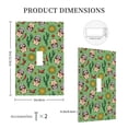 thumbnail image 3 of Disketp Vintage Sugar Skull Decorator Light Switch or Receptacle Outlet Wall Plate Decorator Wall Plate Child Safe Outlet Cover-Style T, 3 of 6