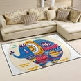thumbnail image 2 of Dreamtimes Lightweight Soft Area Rugs 31x20 Inch, Lovely Cute Elephant Floor Mat Doormat for for Rooms Entrance Hardwood Floor Living Room 2'7" x 1'8"） Nursery Rugs, 2 of 6