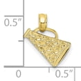 thumbnail image 3 of 10K Textured Megaphone with Handle Pendant 10C3551, 3 of 3