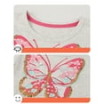 thumbnail image 2 of ENFLASH Kids Butterfly Summer Cotton Dress Princess Girls and Toddlers' Knit Short-Sleeve Tutu Dresses, 2 of 8