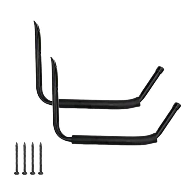 Soporte para estante de almacenamiento de kayak, multifuncional, para garaje, almacenamiento de kayak en interiores Negro