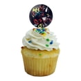 thumbnail image 5 of Justice League Character Graffiti Cupcake Picks Toppers Decoration Set of 6, 5 of 7