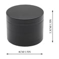 thumbnail image 2 of Aluminum Grinder, 4-Piece Herb Grinder, Crusher Set For Dried Herbs, Flowers, Spices With Compartment And Scraper Buy 2 Save 10%, 2 of 4