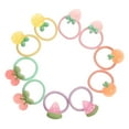thumbnail image 4 of KAKOWELY 10Pcs Cartoon Fruits Shape Hair Ropes Cute Design for Girls Toddler Women Festivals, 4 of 8