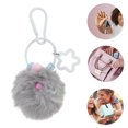 thumbnail image 3 of Unique Bargains 1 Pc Fashion Cute Coal Ball Handbag Charm Bag Accessories Gray, 3 of 5