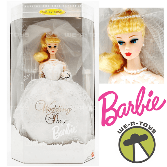 Wedding Day Barbie 1960 Fashion and Doll Reproduction Blonde 1996 Mattel 17119