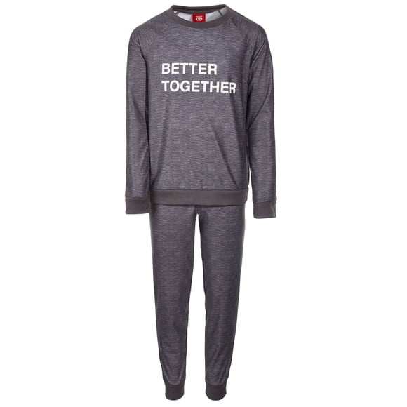 Family Pajamas Ensemble de Pyjama Assorti pour Tout-Petits, Petits et Grands Enfants 2 Pcs, Gris, 6-7