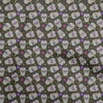 thumbnail image 1 of oneOone Velvet Dark Green Fabric Skull Fabric For Sewing Printed Craft Fabric By The Yard 58 Inch Wide, 1 of 5