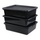 thumbnail image 2 of Caja de autobús comercial Sadstory de plástico de 13 litros con tapa negra, 3 paquetes, 2 of 7