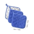 thumbnail image 3 of Alfombrilla Aislante Del Calor Recubierta De Tela Plateada Alfombrilla Para Planchar Alfombrilla Para Sartenes Guantes Para Microondas Alfombrilla Para Ollas 18 X 18 Cm Azul, 3 of 6