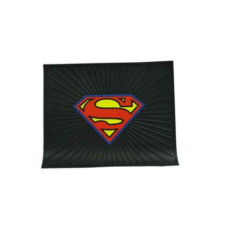 Barjan 0241046 Plasticolor Superman Logo Rubber Utility Mat