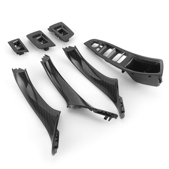 Interior Door Armrest Trim, 7Pcs Car Interior Decoration Window Lift Panel Cover Window Lift Panel Decor For Car For Car Door Handle
