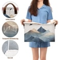 thumbnail image 5 of Yayeee Foldable Storage Basket for Shelves with Handles Waterproof Cloth Bins, Art Mountains, 5 of 7