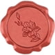 thumbnail image 1 of Sellos de cera autoadhesivos Magnolia, 50 unidades, color rojo, para sobres de flores, 1 of 7