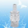 thumbnail image 3 of Stainless Steel Quick Disconnect Coupler with 1/2-Inch NPT Female Thread and Barb for Beer Pump, Durable & Easy to Use, 3 of 7