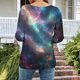 thumbnail image 4 of Tejiojio Womens Summer Crew Neck Casual T Shirt 3/ Length Sleeve Blouses Tops Athletic T-Shirt for Women Graphic S-3XL, 4 of 7