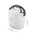 thumbnail image 3 of Greensen 12V 100W 1L Electric Portable Multifunctional Rice Cooker Food Steamer for Cars,Electric Rice Cooker for Cars, Portable Rice Cooker, 3 of 7