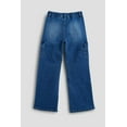 thumbnail image 3 of Girls Wide Leg Skater Cargo Jeans, 3 of 8