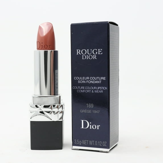Dior Rouge Dior Lipstick 169 Grege 1947 0.12oz/3.5g New With Box