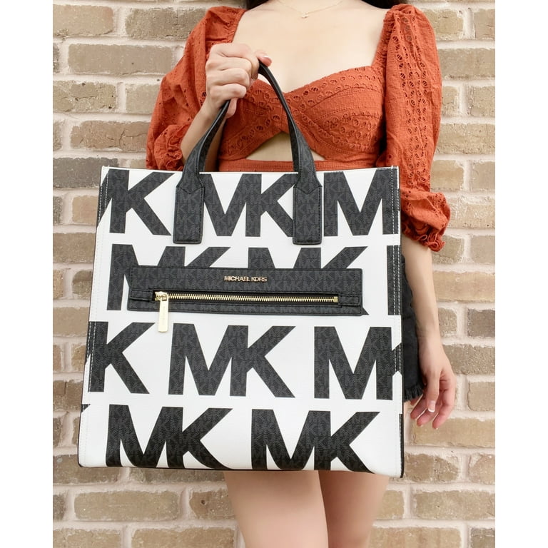 Michael kors kenly large graphic logo tote bag new arrivals