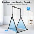 thumbnail image 3 of Pull Up Station Triangular Power Tower Pull Up Bar Adjustable Height Strength Training Fitness Equipment for Pull-Ups, Dips, Push-Ups & More, 3 of 12