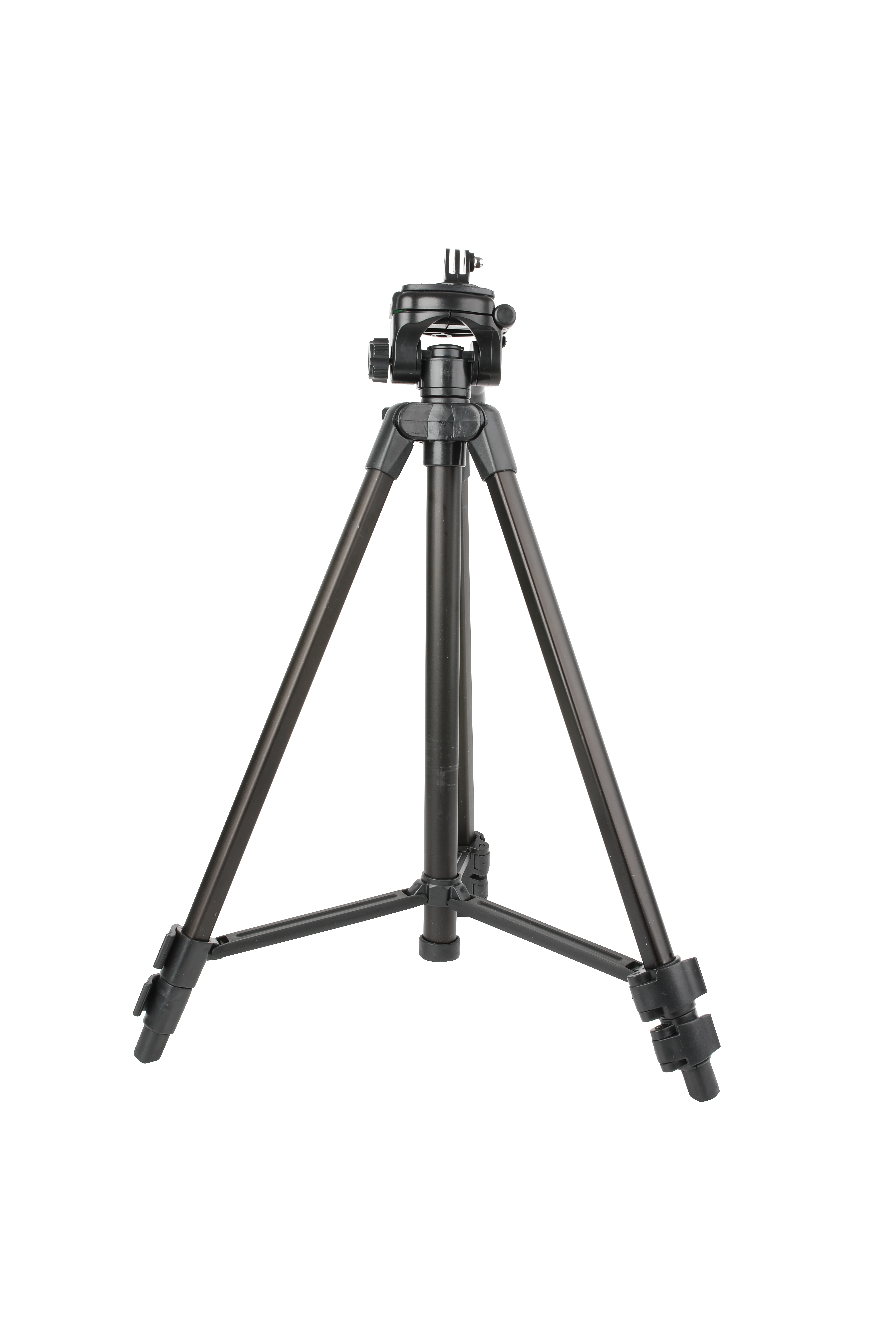 onn 67-Inch Tripod with Smartphone Cradle and GoPro Mount photo 4