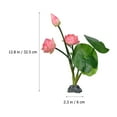thumbnail image 2 of FRCOLOR Pink Plastic Sushi Dish Adornment Lifelike Flower for Tabletop Decoration, 2 of 8