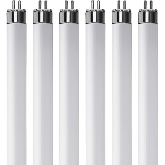 (Pack Of 6) F8T5/D - T5 Fluorescent 6500K Daylight 8 Watt 12" Super Long Life Light Bulbs
