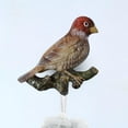 thumbnail image 1 of Colgador de Utensilios Pájaros reutilizables en una rama perfecl decoración Estante montado en la pared resina Marrón 125x4x9cm, 1 of 8