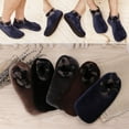 thumbnail image 3 of JZROCKER Men Thicken Winter Warm Socks Slip Elastic Indoor Floor Socks Slipper, 3 of 19
