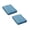 A891 E 13.8x9.4x1.2" 2Pack, variant on 2Pcs High Density Foam Seat Cushion With Silicone Base And Secure Straps For Comfortable Long Sitting Chair Support Cushion