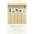 thumbnail image 3 of EcoTools Precious Metals Brightening Eye Kit, Makeup Brushes for Eyeshadow, 5 Piece Set, 3 of 14