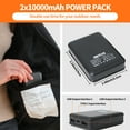 thumbnail image 2 of Womens Heated Jacket with 2PCS 10000mAh Power Bank,3 Heating Level and 8 Heating Zone(M), 2 of 6