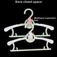 thumbnail image 1 of 30 Pieces Clothes Hanger Connecting Hook Portable Lightweight Strong Bearing Replacement Space-saving Solid Color Cabinet Closet Connector Organizer Blue, 1 of 8