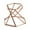 Hexagon Rose Gold, variant on TISHITA Metal Mineral Display Stand Crystal Ball Specimens Gemstones Display Holder Rack Hexagon