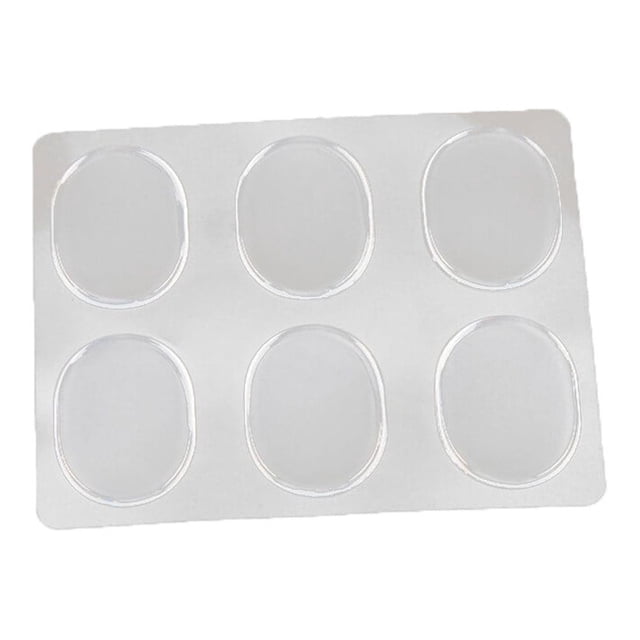 BRIGHTFUFU 10pcs Blister Shoe Pad Gel de silicona Soft Spot Shoes Pad Sticker Clear Heel Grips