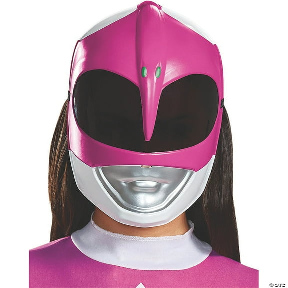 Adult's Womens Power Rangers Pink Ranger Mask Costume Accessory
