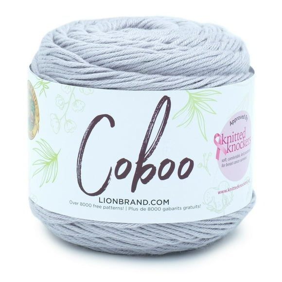 Lion Brand Yarn 835-149 Coboo Silver Natural Fiber Yarn