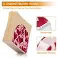 thumbnail image 4 of Love Hearts in Valentine Acrylic Napkin Holder Clear Paper Tissue Dispenser Kitchen Dining Room Bathroom Party Hotel, 4 of 8